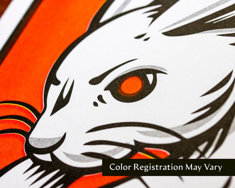 LUCKY FOR YOU Risograph Art Print Poster image 4