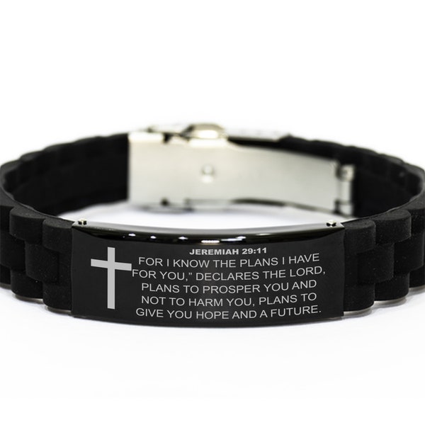 Custom Bible Verse Silicone Bracelet - Etsy