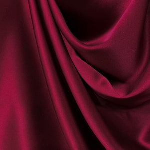 Cabernet 100% Pure Mulberry Silk Fabric 19 momme Silk By The Yard