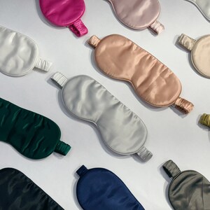 Pure Mulberry Silk Sleeping Masks any color handmade by NOCHKA