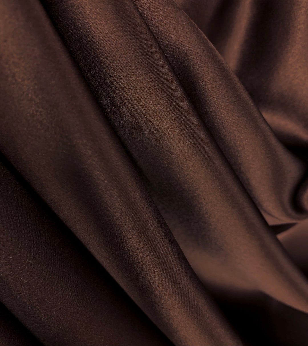 Dark Brown 100 Pure Mulberry Silk Fabric 19 Momme Silk by the Yard Etsy — free download