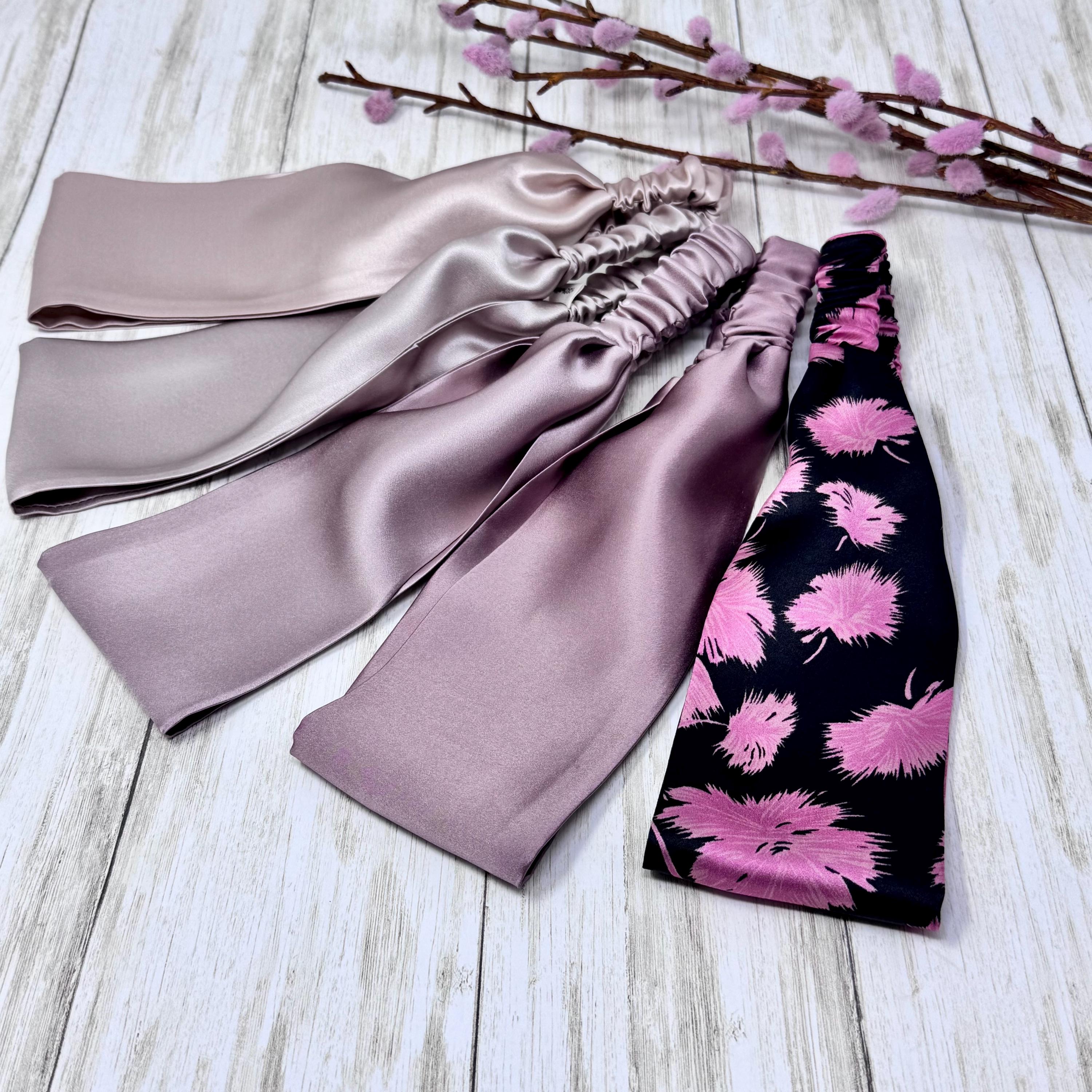 100% Pure Mulberry Silk Headband for Edges Luxury Silk Hair Protective Accessory No hair damage Wrap Gift for Her