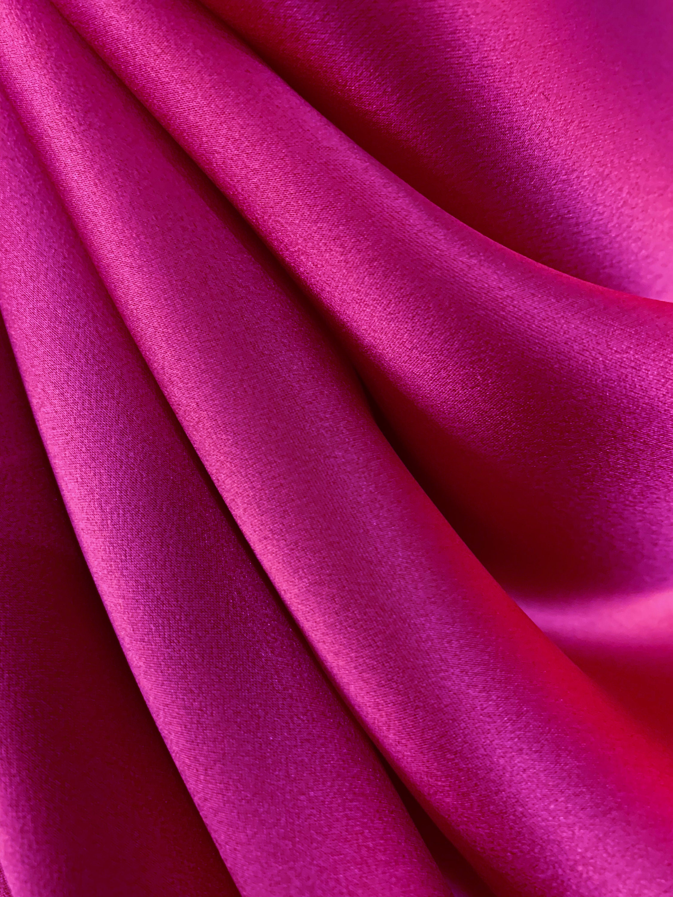 Raspberry 100% Pure Mulberry Silk Fabric 19 Momme Silk by the - Etsy