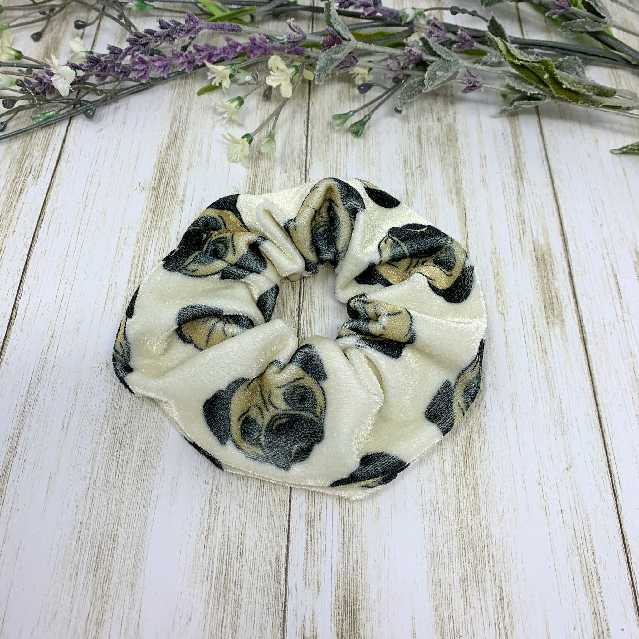 pug scrunchie