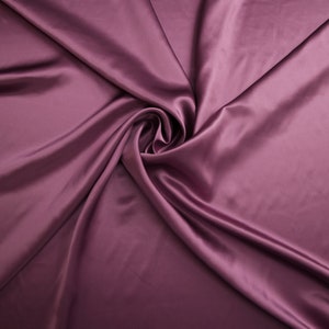 Magenta 100% Pure Mulberry Silk Fabric By The Yard 19 momme 6A Grade