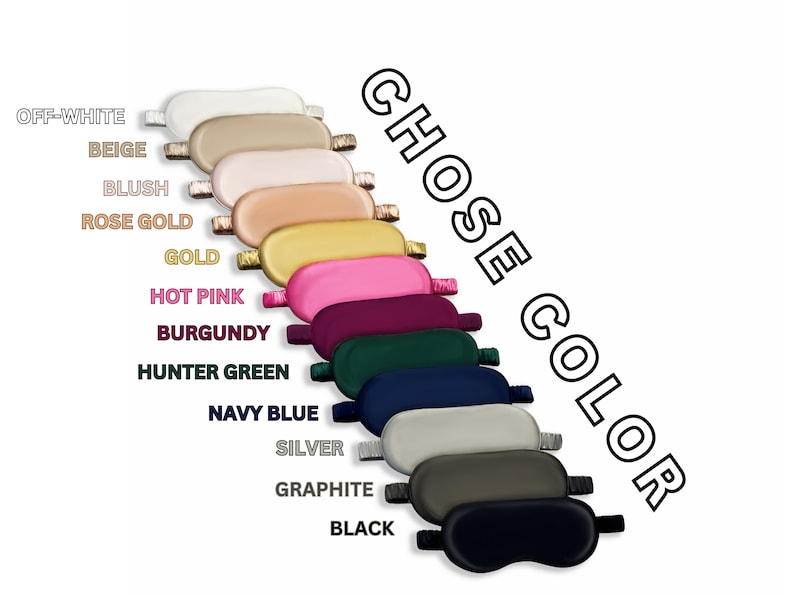 Colorful 100% Mulberry Silk Sleeping Masks