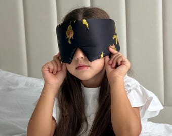 Wild Rose Mulberry Silk Sleep Mask: 22 Momme, Padded Comfort