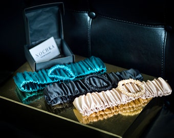 Haarbänder aus reiner Maulbeerseide für Make-up und Style mit ultradünnem Scrunchie