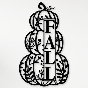 Pumpkin Fall Svg Png Dxf, Fall Vibes Clipart, Halloween Metal Art, Laser Cut Files For Plasma, CNC, Glowforge, Digital Download.