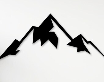 Mountains Svg Png Dxf, Mountains Metal Art, Nature Scene Wall Art, Laser Cut Files For Plasma, CNC, Glowforge, Digital Download.