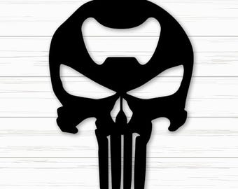 Schädel-Flaschenöffner-Svg Png-Dxf, Kappenöffner Laser Cut-Dateien fürPlasma, CNC, Glowforge, digitaler Download.