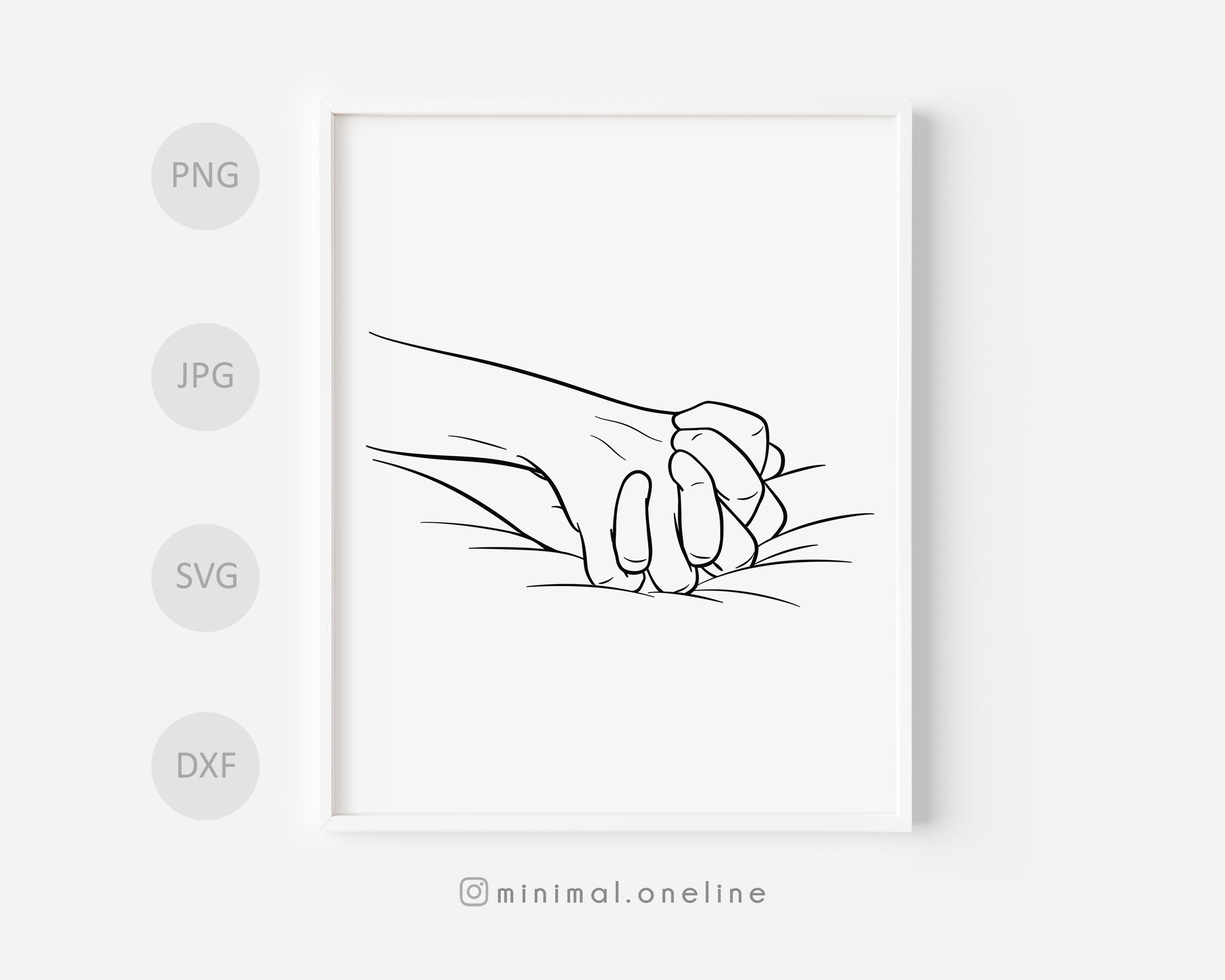 Minimal Erotic Art Svg Couple Hands Drawing Svg Sex Scene