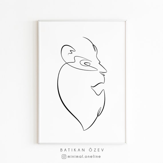 Buy Lion Head Line Art Drawing Simple One Line Lion Poster Online in India - Etsy Buy Lion Head Line Art Drawing Simple One Line Lion Poster Online in India - Etsy