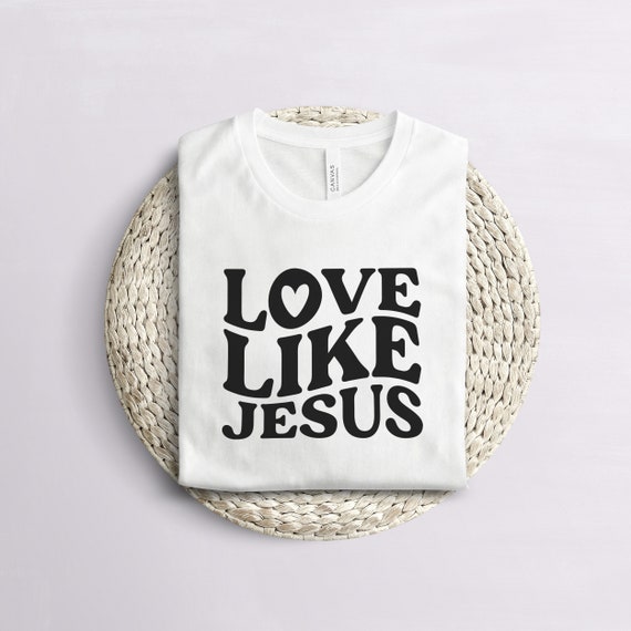 Love Like Jesus Svg Stacked Design Svg Christian Mom Svg - Etsy