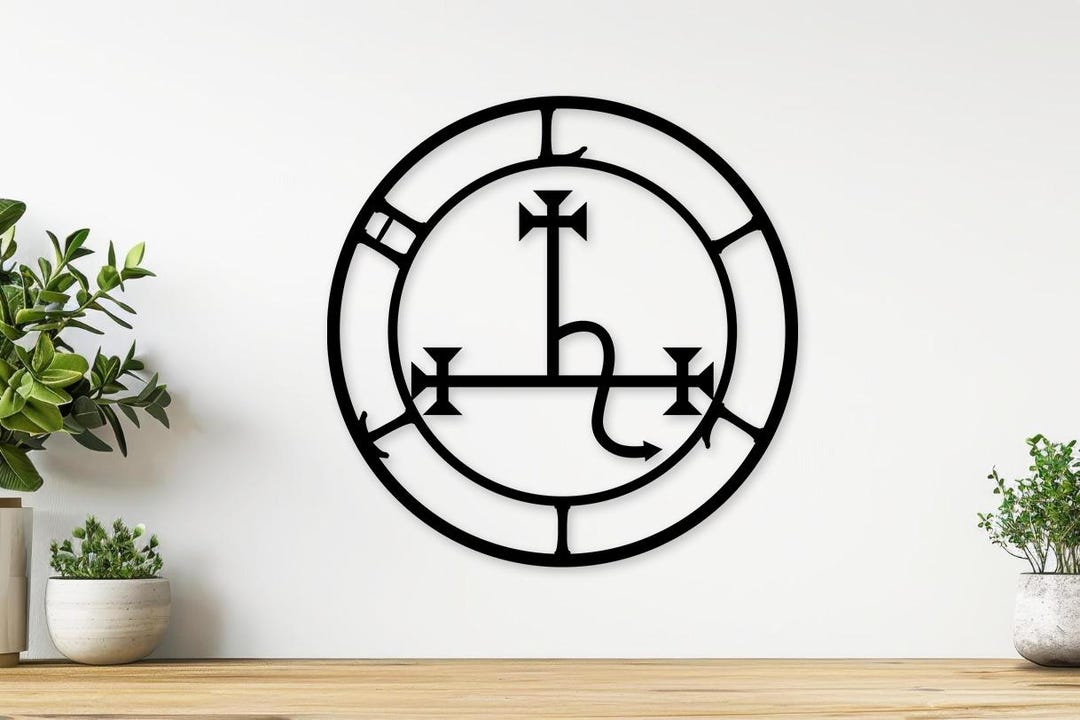 Sigil of Lilith Svg Png Dxf, Occult Symbol, Laser Cut Files for Plasma ...