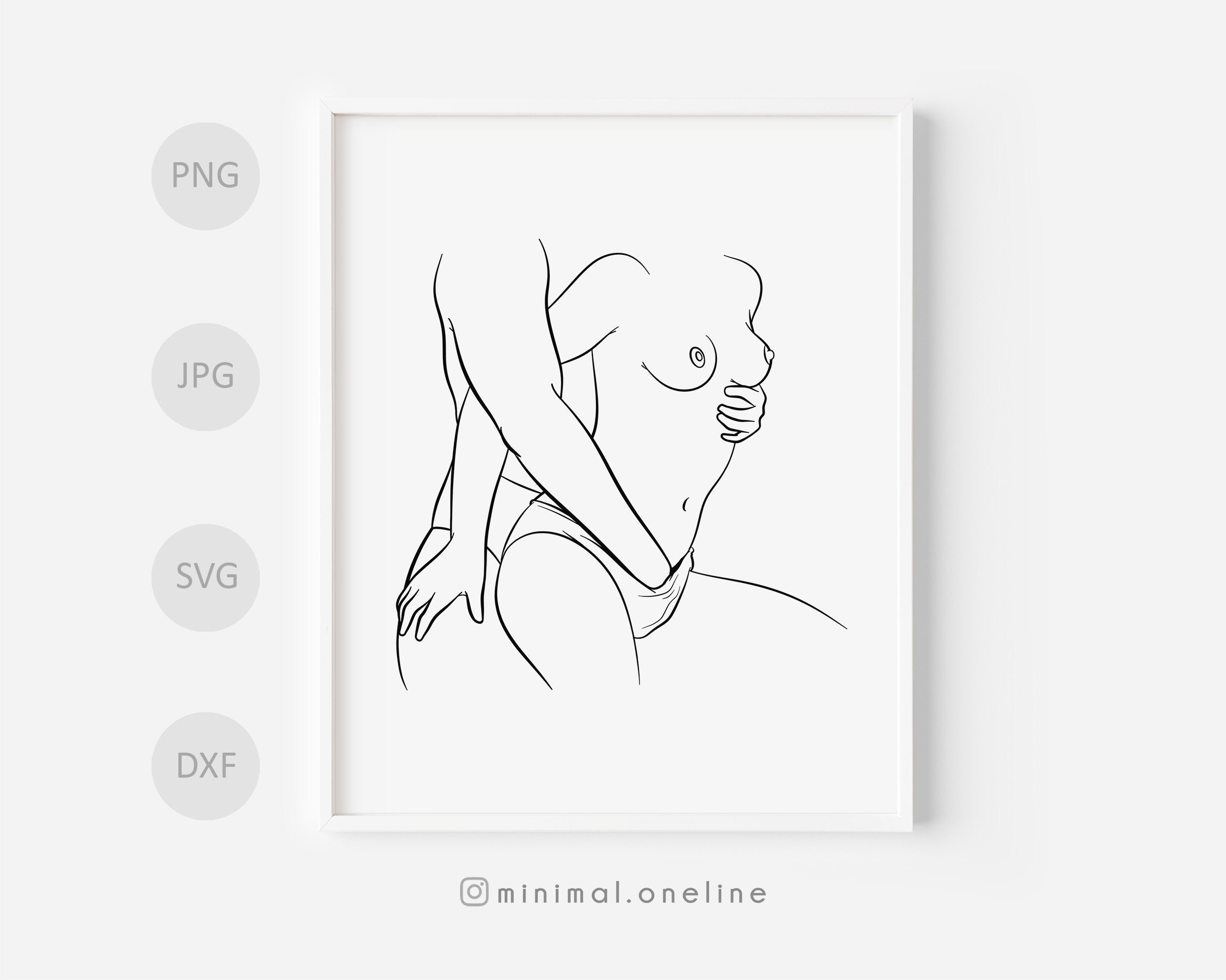Erotic Sexy Line Art Svg Masturbation Svg Sexy Couple - Etsy Finland