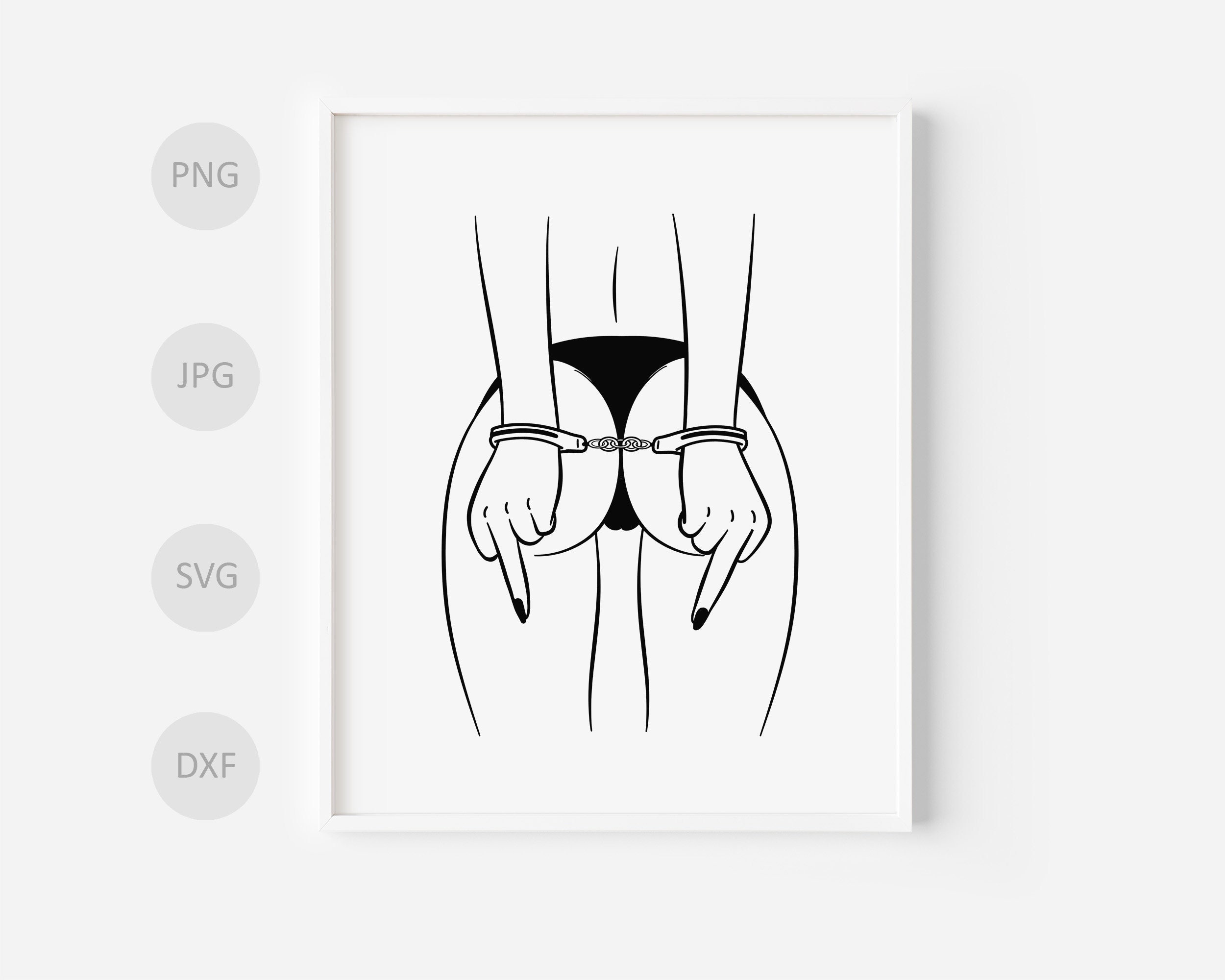 Sex with fingers svg afbeelding
