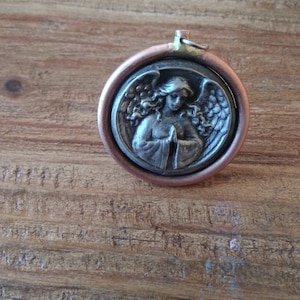 Guardian angel with copper wire