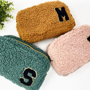 Bolsa de higiene personalizada Teddy Bear XL, bolsa de cosméticos de viagem, bolsa de maquiagem de viagem personalizada, presente de dama de honra, presente de aniversário, ideia de presente para mãe