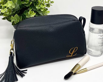 Personalized makeup bag, Embroidered Custom Make up Bag, Makeup Organizer, Christmas gifts women, Bridesmaid gifts, Birthday gift