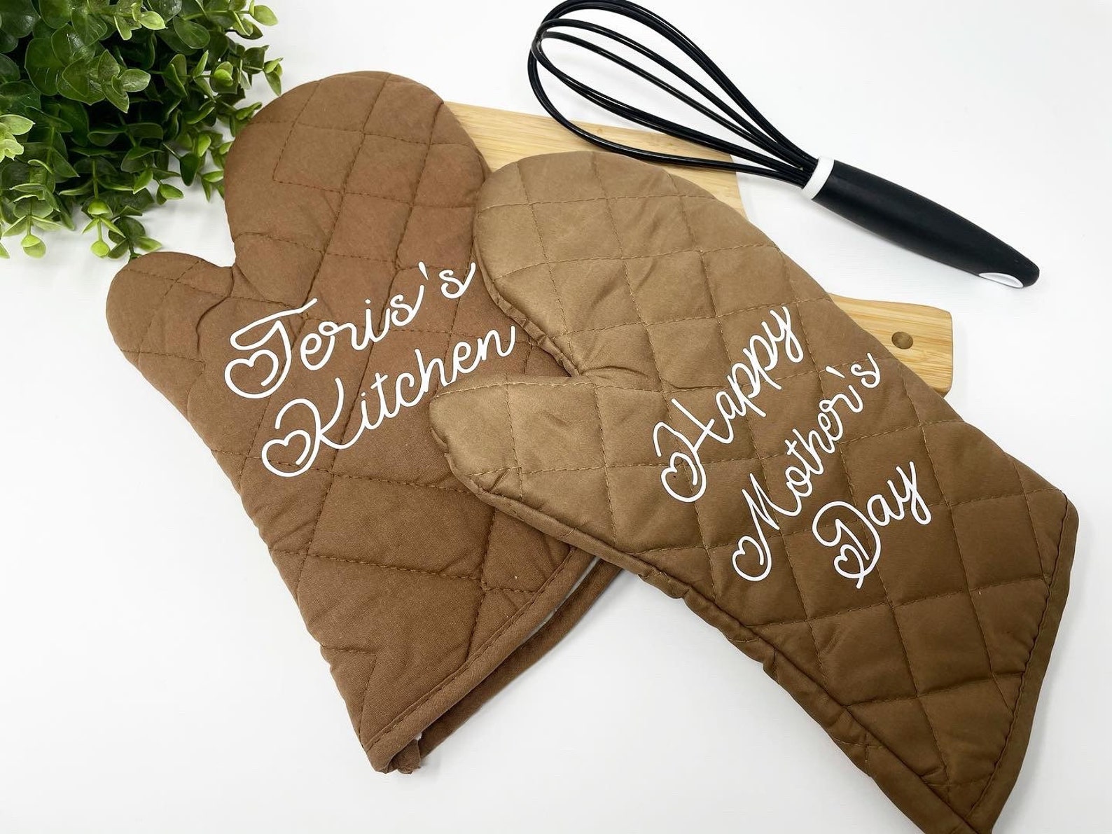 Customized Oven Mitt Custom Pot Holders Hot Pads and Trivets Etsy