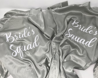 Bridal party robes personalized, Bridesmaid robes, Customized robes, Lace robes, Bachelorette party favor, Bridesmaid gifts, Wedding robes