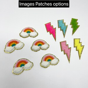 Chenille iron on patches