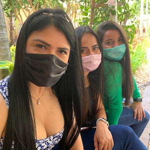 Silk face mask, Satin Face Mask, Wedding face Masks,  Bridesmaid face mask, adjustable ear loops, Made in USA