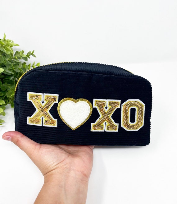 Preppy Patch Bag Chenille Letter Pouch Nylon Zipper Bag Varsity Letter Make  up Bag with Patches Makeup Bag Face Letters Monogrammed Makeup Bag Stoney  Clover Dupes Pouch Preppy Cosmetic Bag Pink 