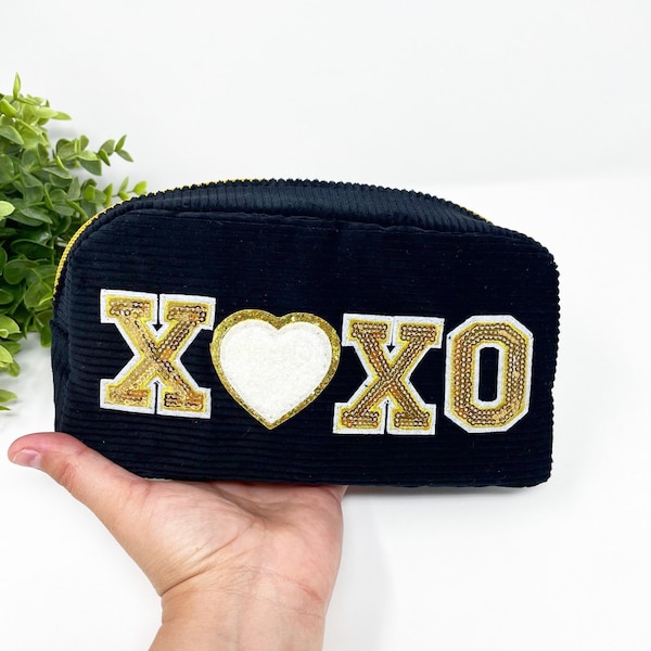 Makeup Bag Varsity Letters Etsy
