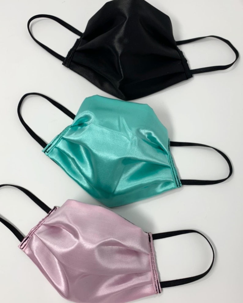 Luxury Silk Face Mask Silk Mask Satin Face Mask Adults and Etsy