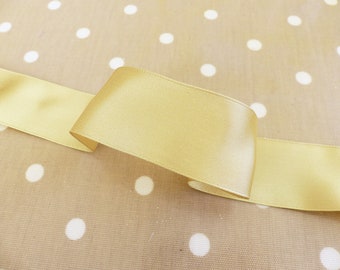 Metallic Burlap Hessian Wide Wire Edged Ribbon 63mm Wide x 1 m
