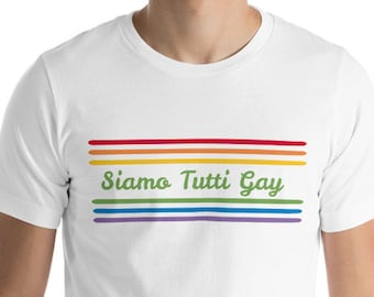 The White Lotus 'Siamo Tutti Gay' T-Shirt: Jennifer Coolidge Funny Graphic Tee