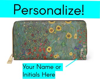 Klimt-Inspired Women's Wallet - Artistic Elegance Meets Functionality