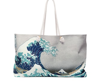 Great Wave Art Beach Bag | Japanese Travel Tote