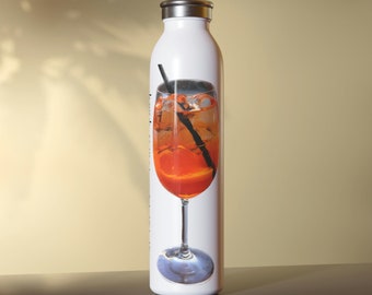 Aperol Spritz Water Bottle: Insulated Stainless Steel Tumbler (20oz)