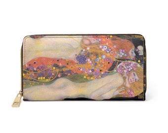 Gustav Klimt-Inspired Women's Wallet - Artistic Elegance Meets Functionality