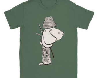 Japanese Samurai Graphic T-shirt: Unisex Cotton Tee