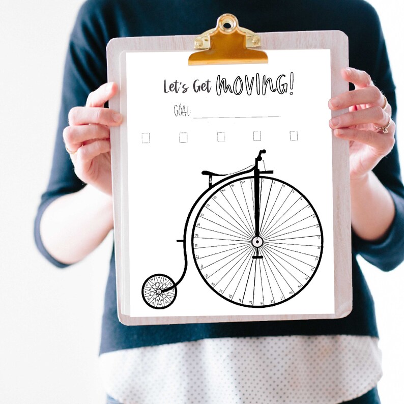 2-Month Exercise Habit Tracker planning page | Etsy