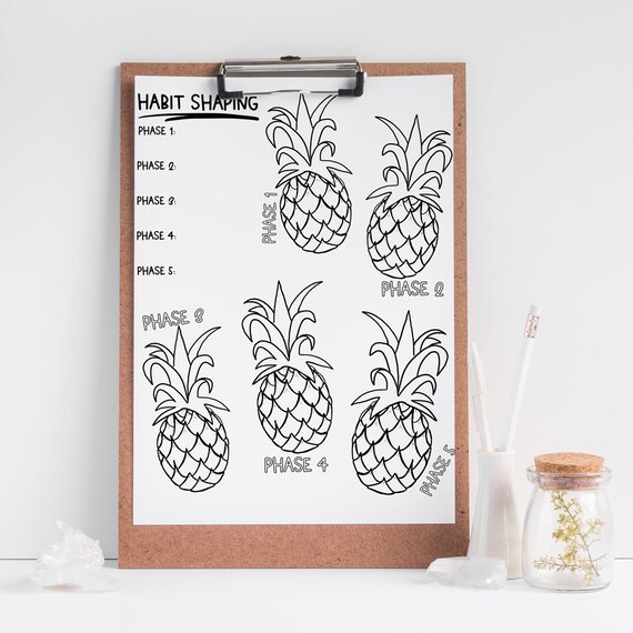 HABIT TRACKER PRINTABLE Bullet Journal Page or Digital Journal - Etsy