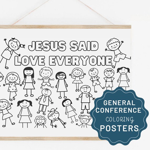 General Conference Poster Packet 2 LDS General Conference Etsy
