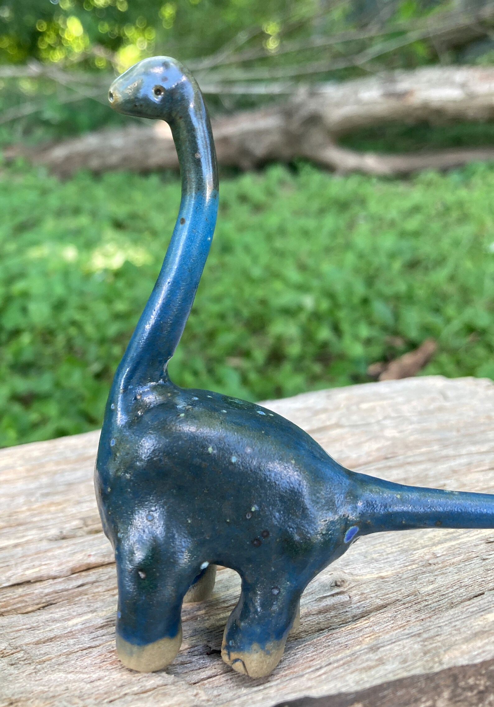 Small Ceramic Dinosaur Figurine Etsy