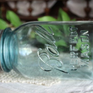 2 Qt Blue Ball Jar - Etsy