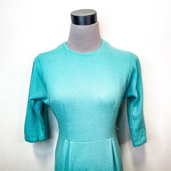 Vintage 1960s Blue Wiggle Dress - image 2