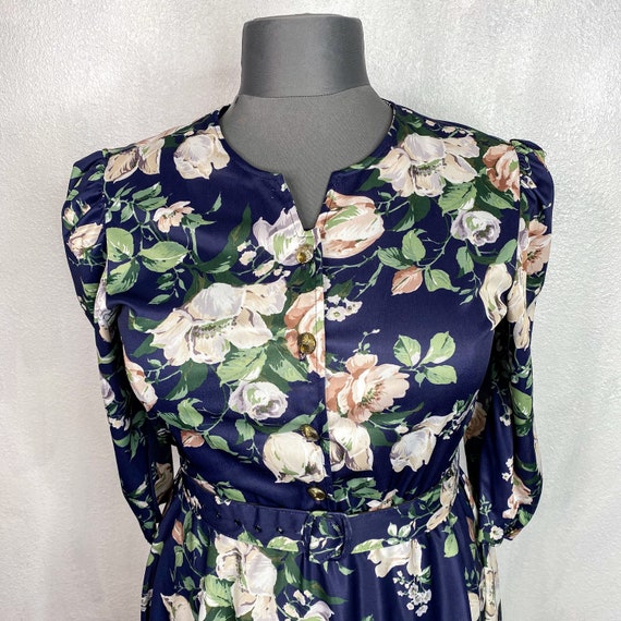 Vintage 1990s Plus Floral Dress - image 2