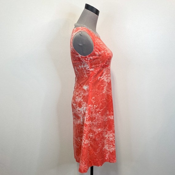 Coral Tie Dye Dress - image 3