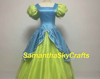 Cinderella Princess Cosplay Adult Woman Kids, Cinderella Evil Sister Drizella Cosplay Costume