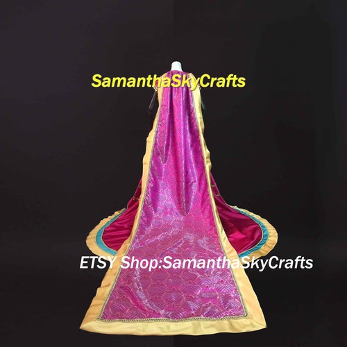 Just The Aladdin Princess shops Outfit Aladdin Jasmine Princess Dress Pink Yellow Green Cosplay Costume Women Adult Custom Made