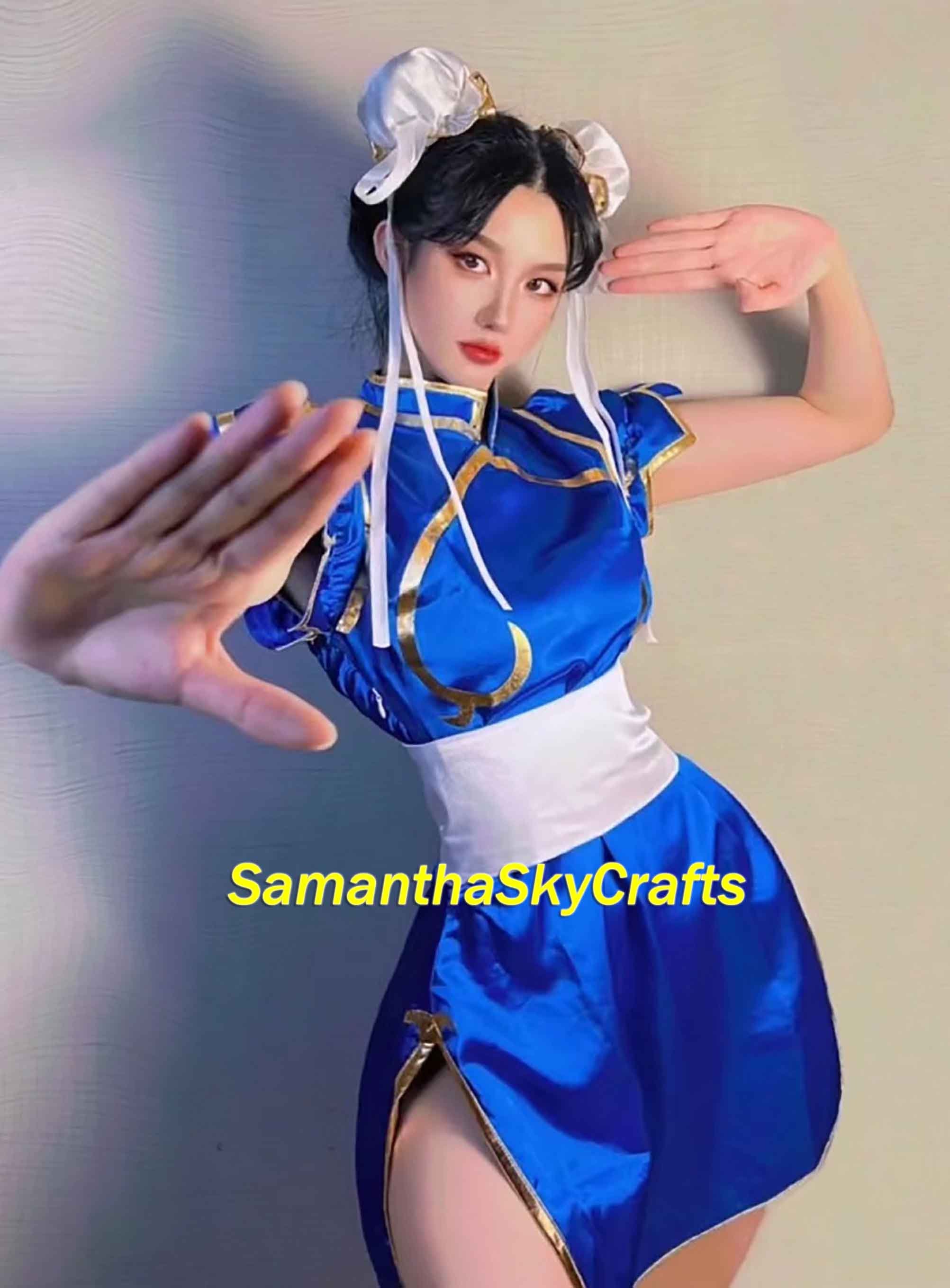 Chun Li Cosplay Costume Adult Street Fighter Chunli Cosplay - Etsy Ireland