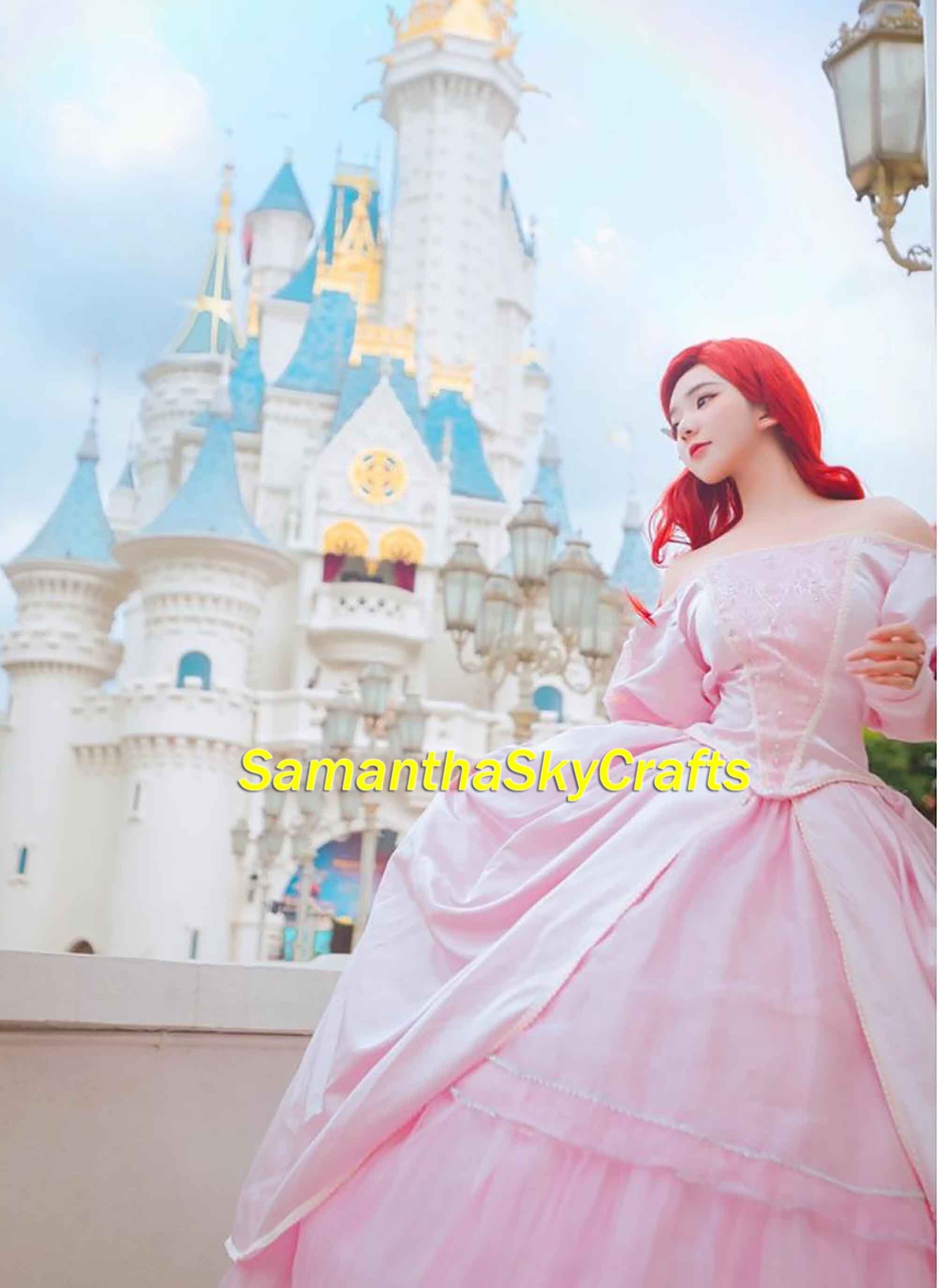 The Little Mermaid Outfit Ariel Princess Dress Costume Little Etsy